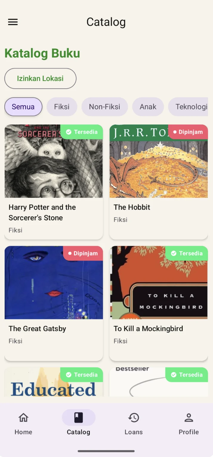 Pojok Baca book catalog